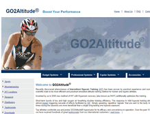 Tablet Screenshot of go2altitude.com